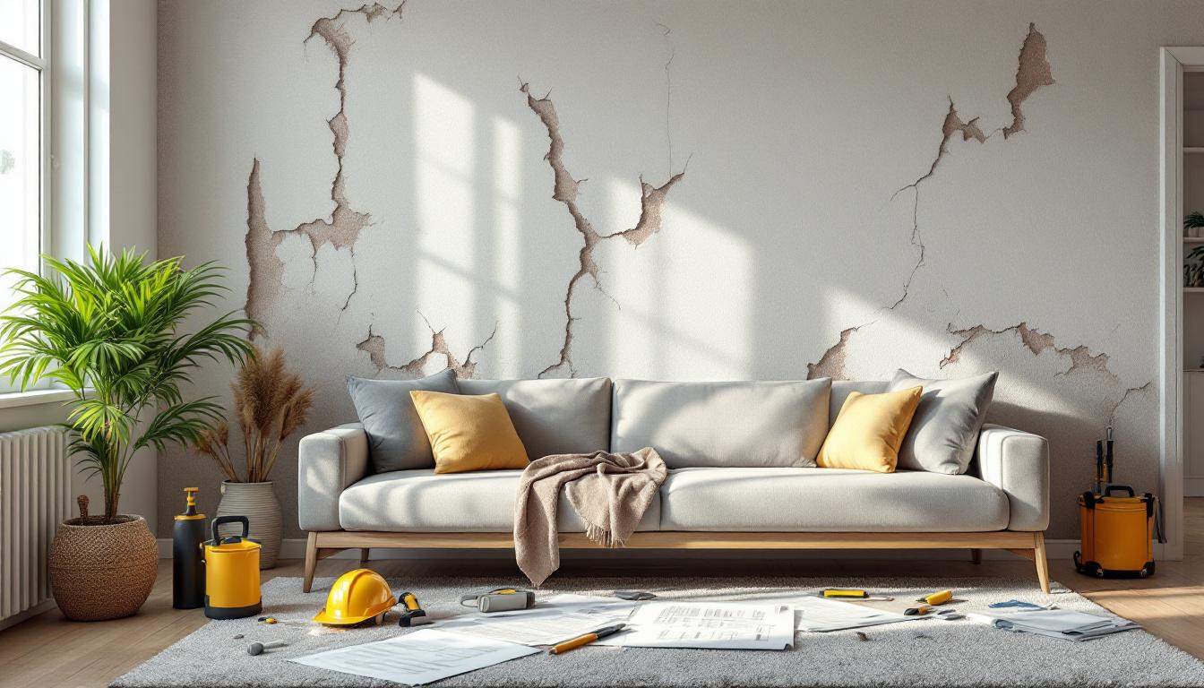Maison qui s'affaisse : que faire pour préserver votre bien ?